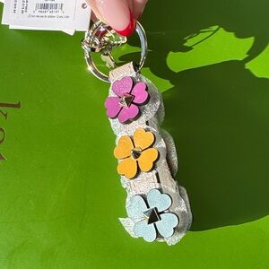 Kate Spade Floral Keychain